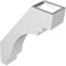 Ekena Millwork 3-in. W x 10-in. D x 14-in. H Pescadero Architectural Grade PVC Knee Brace BRCP03X10X14PEC - alternate 4